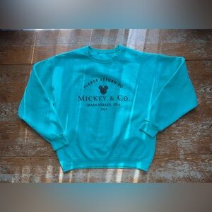 Please Return To Mickey & Co Main Street USA Crewneck Sweatshirt
